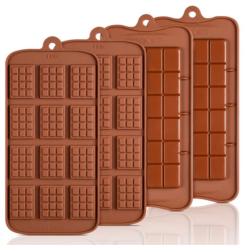 Moldes de silicona de chocolate de grado alimenticio personalizados
